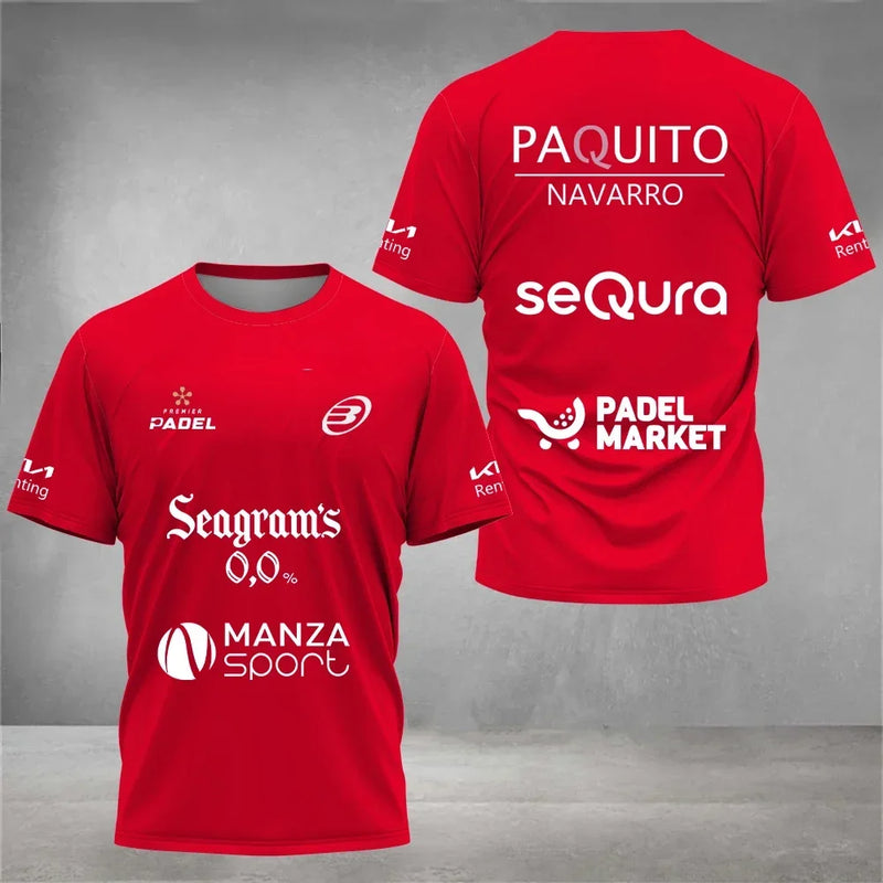 T-shirt da uomo Cool Assorbimento del sudore Manica corta Nuovi sport estivi - immagine 15
