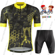 Set Maglia Ciclismo Bambini Tour Francia Wout Van Aert - immagine 8
