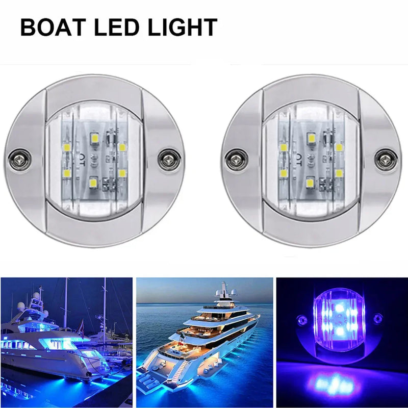Luci marine per barche Luce di navigazione Lampada posizione impermeabile camion RV - immagine 12