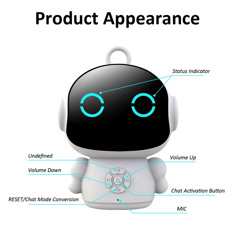 Robot AI Intelligente WiFi per l'Educazione Precoce dei Bambini con Riconoscimento - immagine 8