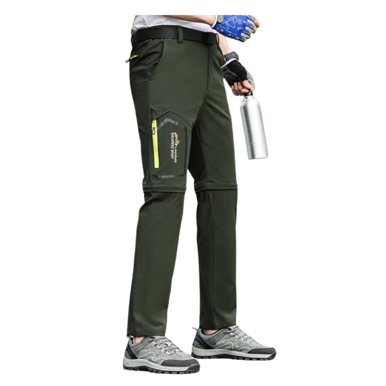 Pantaloni da trekking Escursionismo Campeggio Uomo Estate Sport all'aria aperta a - verde L