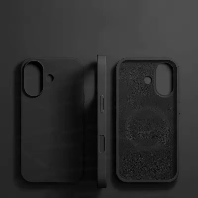 Nuovo per custodia per telefono in Silicone liquido for Magsafe per for iPhone 16 15 13 14 11 12 Pro Max 16 15 Plus Cover morbida con ricarica Wireless magnetica