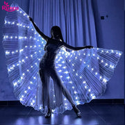Ali a LED di danza del ventre Isis Ala Halloween Prop Lampada brillante