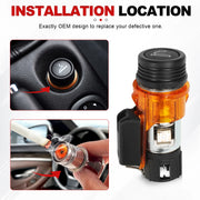 Kit accendisigari 12V 8227.C8 759155 per Fiat 500 Palio 1998-2012 Doblo Linea Punto