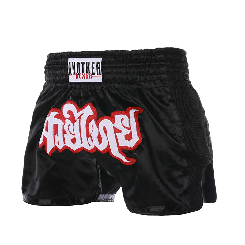 Pantaloncini Muay Thai per Uomo Donna e Bambino Abbigliamento da Palestra - immagine 12