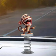 Ciondolo scimmia acrilico 2D per auto divertente Ciondolo decorativo personalizzato Bobblehead Cartoon Cruscotto Decor Accessori interni per auto