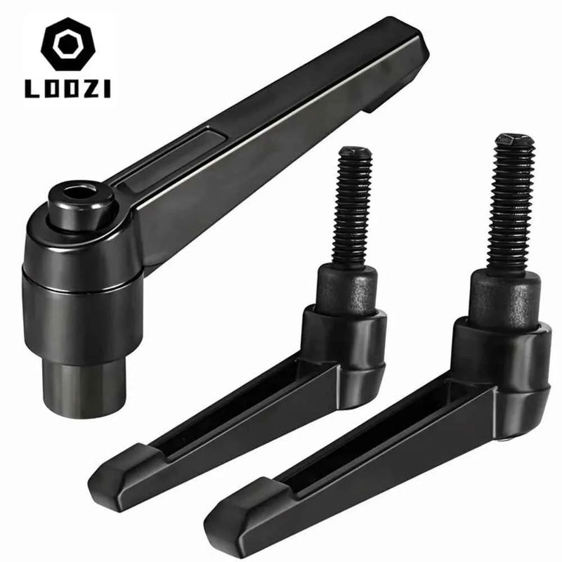 1 pz Maniglia Viti Bullone M4 M5 M6 M8 M10 M12 M16 Leva di Bloccaggio Macchinari Maniglia Regolabile Bloccaggio Manopola Filettatura Maschio Esterna