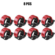 Campanello per Bicicletta in Lega da 2/4/8/16 Pezzi - 8 Pcs Red - immagine 15