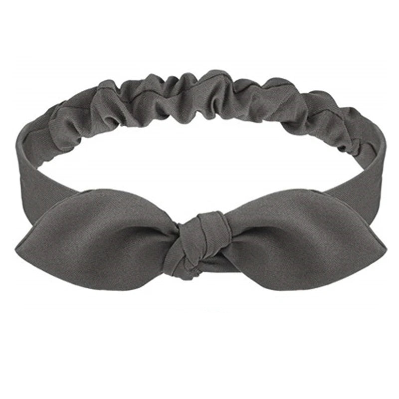 New Boho Women fasce morbide con stampa solida fasce per capelli elastiche con nodo incrociato Vintage turbante bandane fasce per capelli per ragazze accessori per capelli