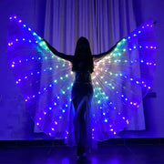 Ali a LED di danza del ventre Isis Ala Halloween Prop Lampada brillante - immagine 2