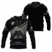 Felpa con cappuccio fitness da boxe Abbigliamento allenamento uomo pullover stampata - immagine 8