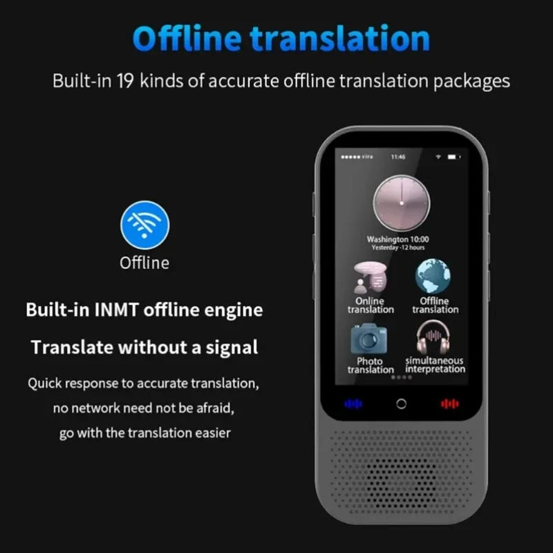 S80 Pro 138 lingue Macchina di traduzione intelligente Registrazione 19 Chat in tempo - immagine 5