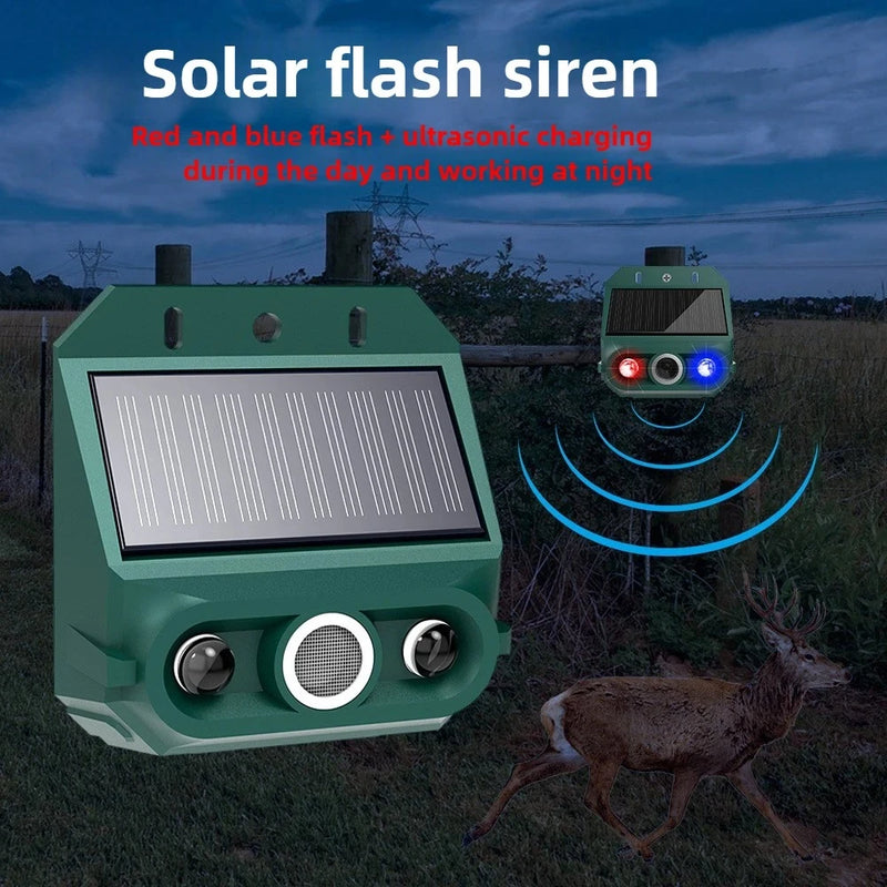 Repellente per Animali ad Energia Solare con Ultrasuoni Topi - immagine 4