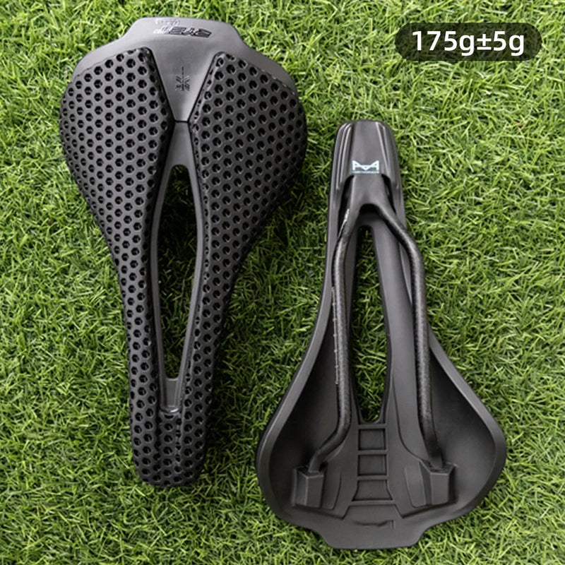 RYET Sella per bicicletta stampata in 3D 120g Cuscino carbonio 250x140mm Sedile bici - immagine 10