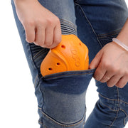 Jeans Moto Donna Protettivi – Pantaloni Motocross con Protezioni Ginocchia, Fianchi e Coccige, Stile Casual Sicurezza Riding - Campeda