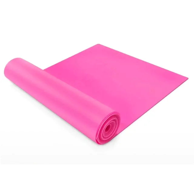 Fasce elastiche per yoga espansore cerchi fianchi portatili Pilates Cintura di - immagine 8