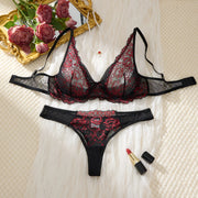 Reggiseno sexy completi da donna trasparente - immagine 2