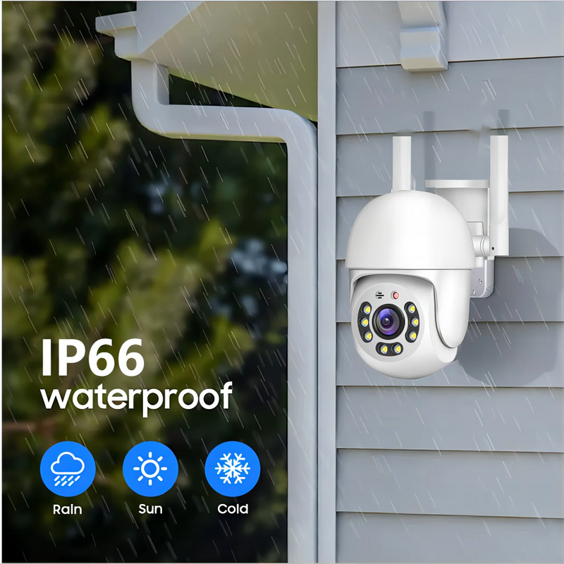 Tuya 4MP PTZ WIFI telecamera di rete protezione di sicurezza Outdoor IP66 impermeabile 5G telecamera Dual-band videosorveglianza domestica