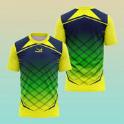 Camicia da allenamento per ping pong alla moda Maglietta estiva uomo Uniformi tennis - immagine 7