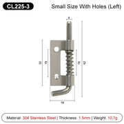 2 Pezzi CL225 Perno a Molla in Acciaio Inox 304 Argento - CL225-3-DK304-LEFT - immagine 19