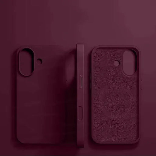 Nuovo per custodia per telefono in Silicone liquido for Magsafe per for iPhone 16 15 13 14 11 12 Pro Max 16 15 Plus Cover morbida con ricarica Wireless magnetica - Campeda