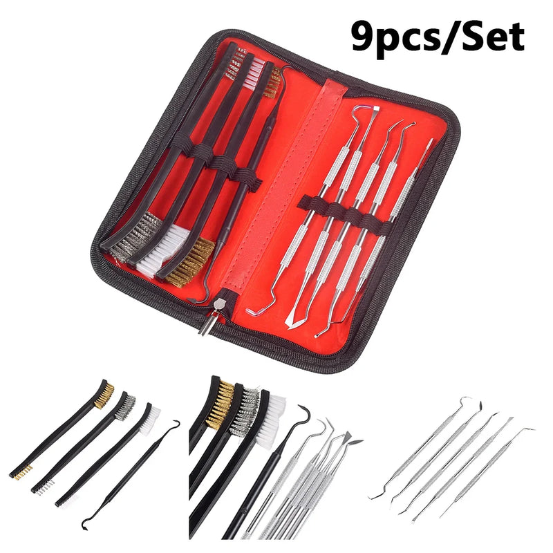 Kit di Pulizia per Armi in Set da 9 Pezzi Universale la - immagine 8