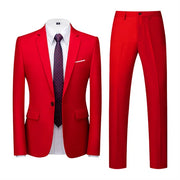 22 colori monopetto abiti da sposa formali abbigliamento uomo moda semplice Business - immagine 18