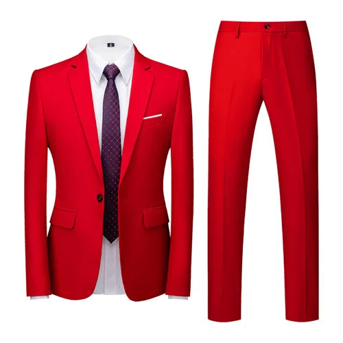 22 colori monopetto abiti da sposa formali abbigliamento uomo moda semplice Business - immagine 18