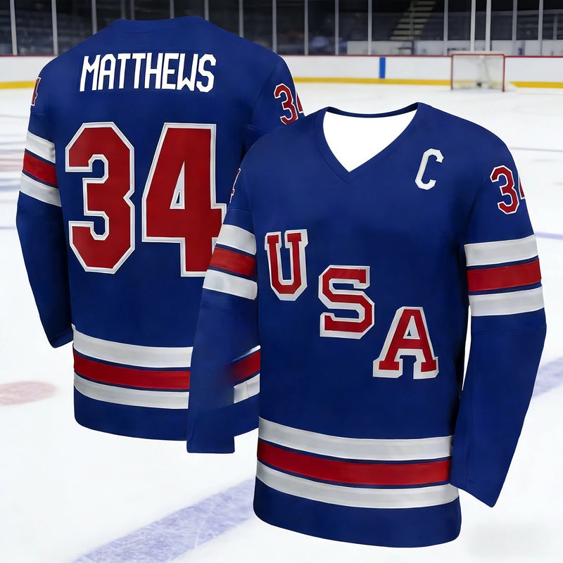 Maglia da allenamento hockey su ghiaccio americano uomo più venduta