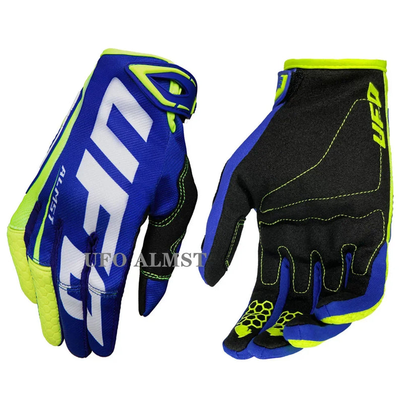 Guanti Moto Enduro Motocross UFO Almst – Antiscivolo, Traspiranti e Antiurto con Touch Screen, Guanti MX ATV Estivi