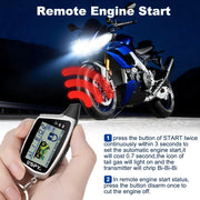 Sistema di Allarme Antifurto per Moto a 2 Vie con Avviamento Remoto del - immagine 2