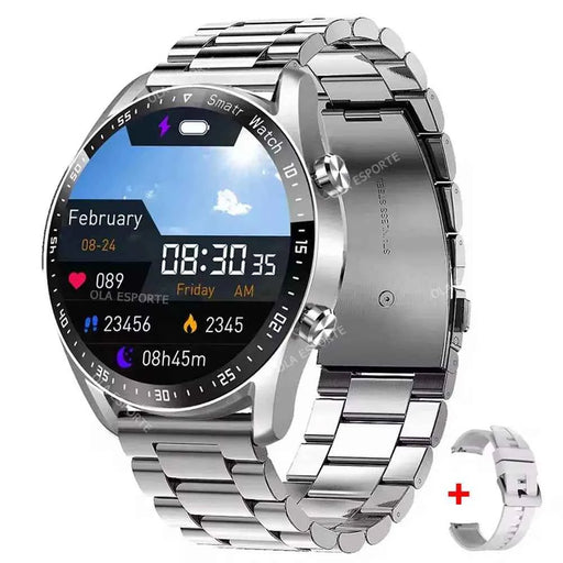 Smartwatch AMOLED Chiamate Bluetooth, Fitness Tracker, Impermeabile 5ATM - Campeda