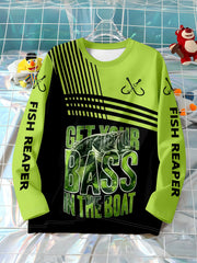 Magliette grafiche da pesca Abbigliamento per bambini Autunno Manica lunga Top - immagine 11