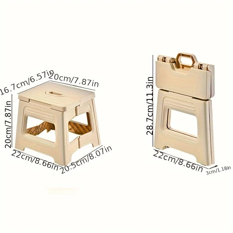 Nuovo sgabello pieghevole leggero e ispessito, campeggio portatile all'aperto per la casa, pesca Magza, design semplice e integrato