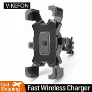 Supporto Smartphone Moto e Bici 360° – Porta Telefono Universale Antiscivolo per MTB, Scooter e E-Bike Compatibile iPhone Android - Campeda