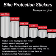 Nastro adesivo trasparente per bicicletta 3M 5M 10M Protezione telaio bici ciclismo - immagine 7
