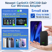 CarlinKit 5.0 Adattatore da Cablato a Wireless per Android Auto - immagine 6