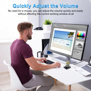 Manopola di controllo del volume USB Altoparlante computer PC Controller audio - immagine 2