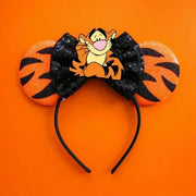 Disney Pink Daisy Duck Bow Fasce per capelli Paillettes viola Fascia orecchie di - 34 - immagine 35