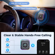 Adattatore per auto Joyroom Bluetooth 6.0 AUX con doppio microfono potenziato e - immagine 5