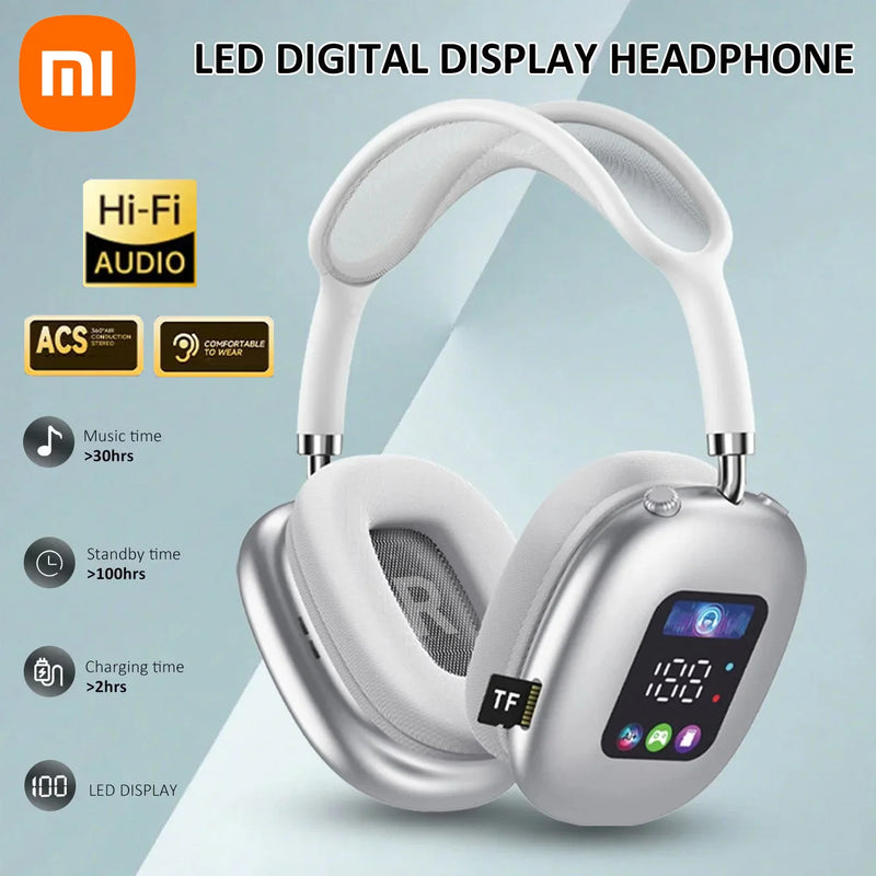 Auricolare Bluetooth wireless Xiaomi con display digitale RGB, lettore di schede, auricolare, a lunga durata della batteria, auricolari ad alta fedeltà