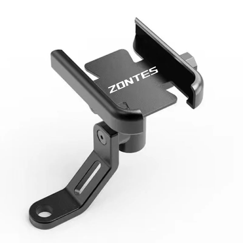 Supporto Telefono Moto CNC per ZONTES ZT125 ZT310 – Porta Smartphone GPS 360° Manubrio Universale in Alluminio