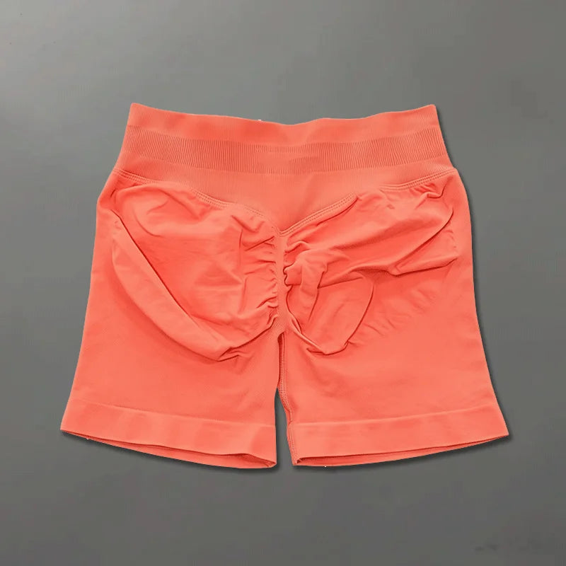 Pantaloncini da Yoga per Fitness | Pantaloncini sportivi da donna da 4,5 pollici per corsa ed esercizio, alternativa di qualità ai marchi più famosi, abbigliamento da palestra senza cuciture modellante.