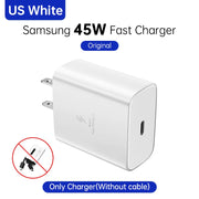 Caricabatterie SAMSUNG PD 45W Ricarica Super Veloce Originale 25W Caricatore da Muro - immagine 12