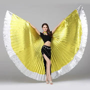Ali d'Oro per Danza del Ventre Attrezzatura Spettacoli - Golden Silver Back Not Open - immagine 15
