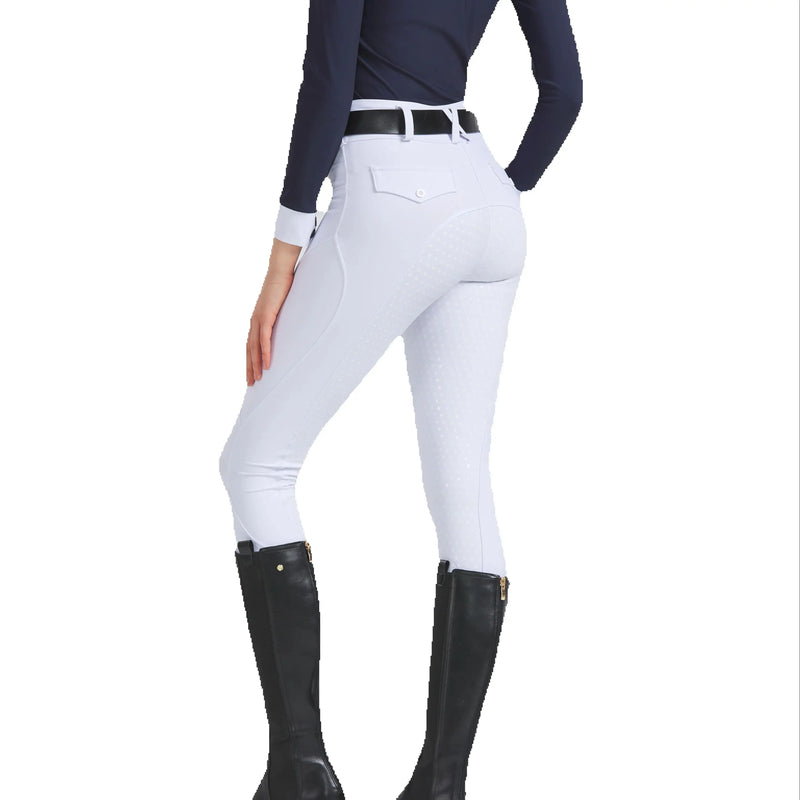 Pantaloni equestri professionali sportivi attillati elastici ad asciugatura rapida in - immagine 6