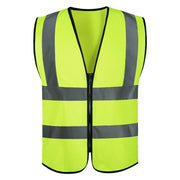 Stile quattro cerniere gilet riflettente cantiere