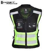 Gilet Riflettente da Moto Traspirante Protezione di Sicurezza Anti-Caduta - immagine 2