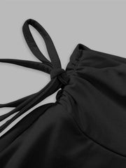 Nuova gonna a tinta unita da donna, moda estiva, versatile, a vita alta, vestibilità slim, elastica, gonna corta, articoli disponibili in magazzino