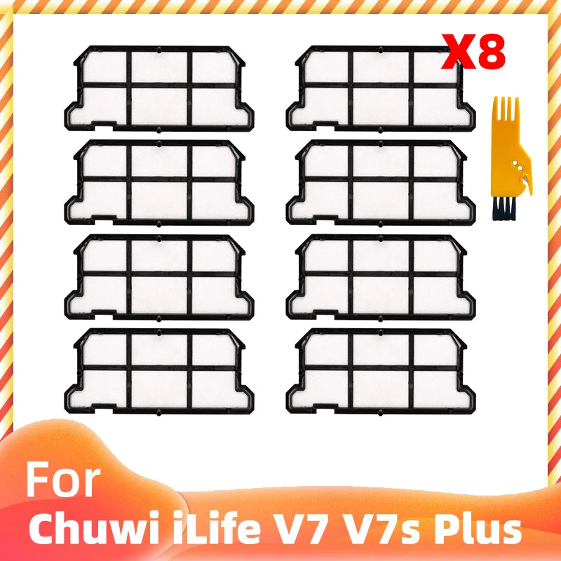 Spazzole laterali intere Filtro filtro Mop Panno per Chuwi iLife V7 / V7s Plus Robot Aspirapolvere Pezzo di ricambio